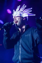 Jamiroquai perform live at the Roundhouse in London
