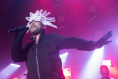 Jamiroquai perform live at the Roundhouse in London