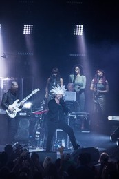 Jamiroquai perform live at the Roundhouse in London