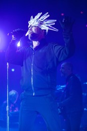 Jamiroquai perform live at the Roundhouse in London