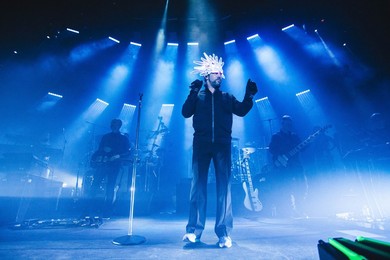 Jamiroquai perform live at the Roundhouse in London