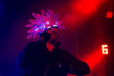 Jamiroquai perform live at the Roundhouse in London