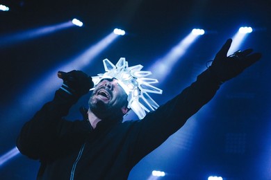 Jamiroquai perform live at the Roundhouse in London
