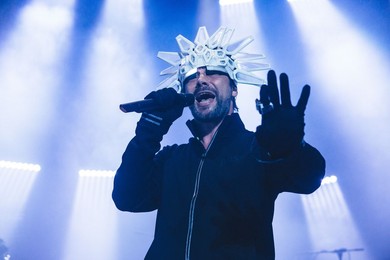 Jamiroquai perform live at the Roundhouse in London