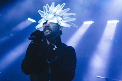Jamiroquai perform live at the Roundhouse in London