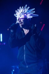 Jamiroquai perform live at the Roundhouse in London
