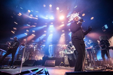 Jamiroquai perform live at the Roundhouse in London
