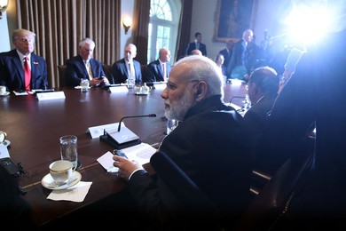 Trump and Modi of India