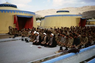 Iraqi prisoners in a camp in Tehran / Photo, 28.02.1983