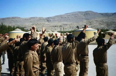 Iraqi prisoners in a camp in Tehran / Photo, 28.02.1983