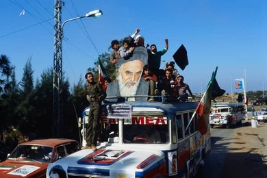 Pro-Iranian demonstration in Beirut, Lebanon / Photo 1983