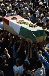 Funeral of fallen Iranian soldiers / Photo 01.10.1980