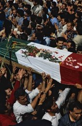 Funeral of fallen Iranian soldiers / Photo 01.10.1980