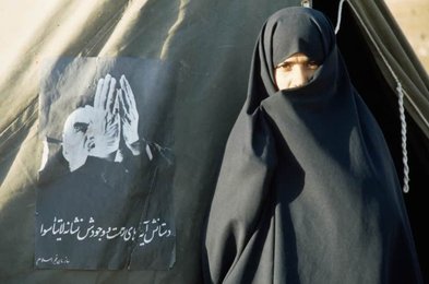 Refugee camp near the Iranian front during the Iran-Iraq war / Photo 12.10.1980