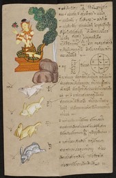 Animals of the zodiac with explanations and illustrations of lucky and unlucky omens.