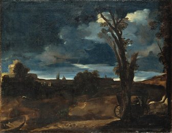 Guercino, Moonlight Landscape