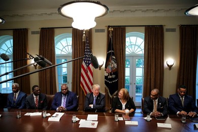 President Trump Hosts a meeting with inner city pastors