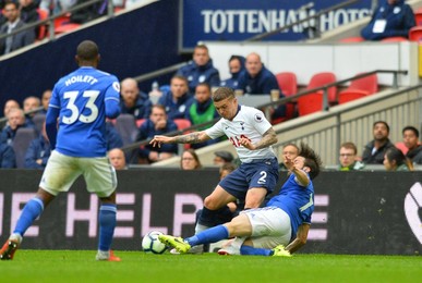 (SP)BRITAIN-LONDON-FOOTBALL-TOTTENHAM HOTSPUR VS CARDIFF CITY （体育）（1）足球——英超：热刺胜加的夫城