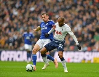 (SP)BRITAIN-LONDON-FOOTBALL-TOTTENHAM HOTSPUR VS CARDIFF CITY （体育）（1）足球——英超：热刺胜加的夫城