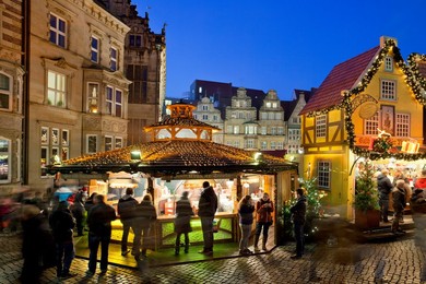 Market Square, Christmas markets, Bremen, Germany
