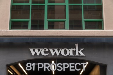 WeWork co-working space in New York