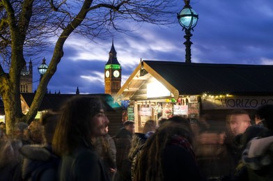 Christmas Market South Bank London England
