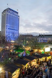 Christmas Market South Bank London England