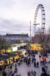 Christmas Market South Bank London England