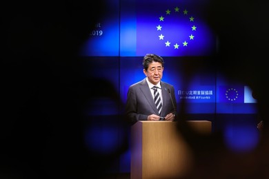 BELGIUM-BRUSSELS-EU-JAPAN-SUMMIT