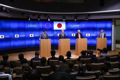 BELGIUM-BRUSSELS-EU-JAPAN-SUMMIT
