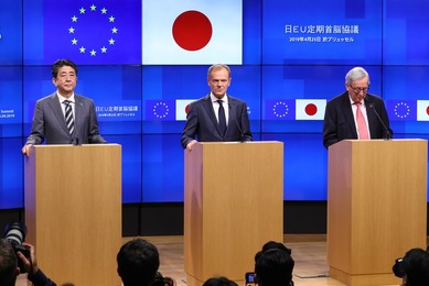 BELGIUM-BRUSSELS-EU-JAPAN-SUMMIT