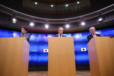 BELGIUM-BRUSSELS-EU-JAPAN-SUMMIT
