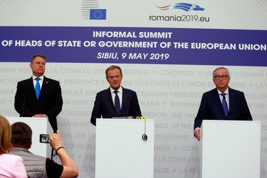ROMANIA SIBIU EU INFORMAL SUMMIT PRESS CONFERENCE