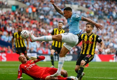 (SP)BRITAIN-LONDON-FOOTBALL-FA CUP-FINAL-MAN CITY VS WATFORD