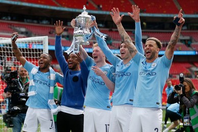 (SP)BRITAIN-LONDON-FOOTBALL-FA CUP-FINAL-MAN CITY VS WATFORD