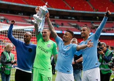 (SP)BRITAIN-LONDON-FOOTBALL-FA CUP-FINAL-MAN CITY VS WATFORD