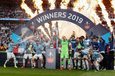 (SP)BRITAIN-LONDON-FOOTBALL-FA CUP-FINAL-MAN CITY VS WATFORD