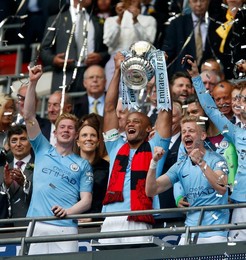 (SP)BRITAIN-LONDON-FOOTBALL-FA CUP-FINAL-MAN CITY VS WATFORD