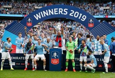 (SP)BRITAIN-LONDON-FOOTBALL-FA CUP-FINAL-MAN CITY VS WATFORD