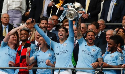 (SP)BRITAIN-LONDON-FOOTBALL-FA CUP-FINAL-MAN CITY VS WATFORD
