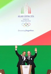 SWITZERLAND LAUSANNE 2026 OLYMPIC WINTER GAMES MILAN CORTINA D'AMPEZZO FINAL PRESENTATION