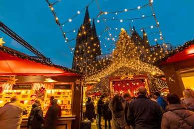 Cologne Christmas Market, Cologne, North Rhine-Westphalia, Germany