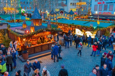 Cologne Christmas Market, Cologne, North Rhine-Westphalia, Germany