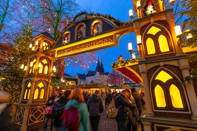 Cologne Christmas Market, Cologne, North Rhine-Westphalia, Germany