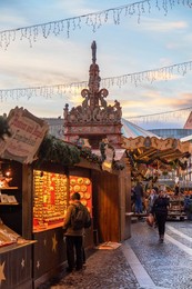 Christmas Market, Mainz, Rhineland-Palatinate, Germany