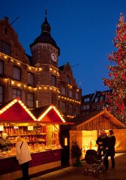 Dusseldorf – Christmas market at the market square, 2011
