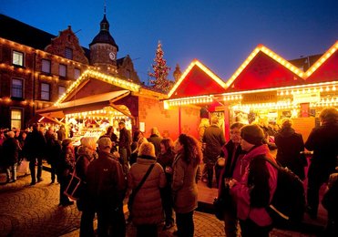 Dusseldorf – Christmas market at the market square, 2011