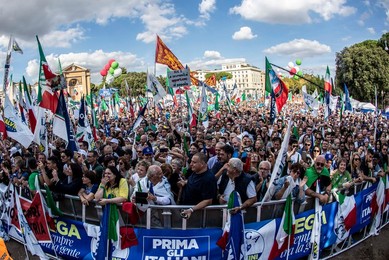 Right Rally 'Orgoglio Italiano', Rome, Italy - 19 Oct 2019