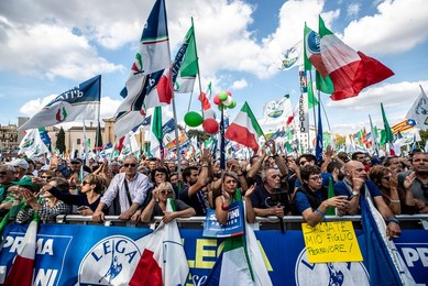Right Rally 'Orgoglio Italiano', Rome, Italy - 19 Oct 2019