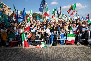 Right Rally 'Orgoglio Italiano', Rome, Italy - 19 Oct 2019